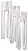 Jefferies Socks Little Girls'  Jr Miss Pantyhose Tights  (Pack of 3), White, 4-6 Years