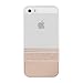 Incipio Cell Phone Case for Apple iPhone 5/5S/SE - Retail Packaging - Wesley Stripes/Rose Gold