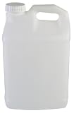 Hudson Exchange 2.5 Gallon Hedpak Container with Cap, HDPE, Natural, 2 Pack