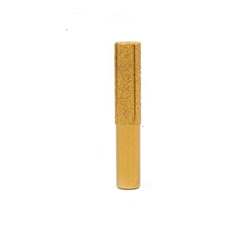 SUPERTOOL Electroplated Diamond Stone Marble Grinding Edge Router Bit, 1/2'' Shank Woodworking Milling Cutter Tool for Marble Granite (1 Pcs, 01)