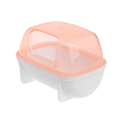 Sarora - Hamster Bathroom Sauna Room Pet Small Animals Rabbit Chinchilla Toilets Cleaning(Color Random)