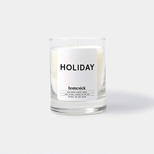Homesick Holiday Mini Scented Candle (10 to 12 hr Burn Time) 1.5 oz