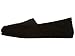 Toms Women's 10002472 Canvas Alpargata Flat, Black, 8 M US