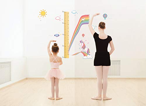 Watch Me Grow - 1:1 Scale Percentile Growth Chart for Kids, Unicorn Wall Sticker Decor for Girls, Unicorn Gifts - Thumbnail 6