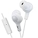 JVC HA-FR6 Gumy Plus In-Ear Headphones with Remote & Mic (White)
