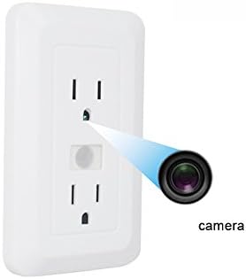 1080P Spy Hidden Charger Camera -ENKLOV Video Recorder Security Camera with PIR Sensor Motion Detection, Mini Nanny Cam, Long Standby Camouflage Electrical Outlet Camera