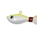 Dr.Fish 3 Pack Bucktail Jig Lure Hair Jig Saltwater Freshwater Lures Surf Fishing White Red Chartreuse Bass Flounder Striper Bluefish Halibut Redfish 1/2oz, 1oz, 2oz, 4oz, 6oz