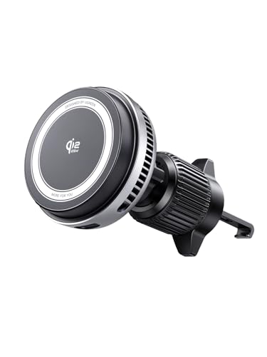 UGREEN MagFlow Pro Qi2 25W MagSafe Wireless Car Charger Compatible with iPhone 17 16 15 14 13 12 Pro MAX Air Plus, Tec Cooling with Built-in Fan, Vent Mount