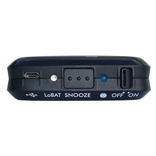 Serene Innovations SS201 Wireless Bluetooth Vibrating Alarm Clock for