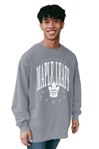 Blue 84 Toronto Maple Leafs NHL Officially Licensed Crewneck Sweatshirt Ringspu…
