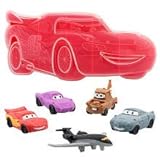 Disney / Pixar CARS 2 Movie Exclusive Gomu Erasers Lightning McQueen Collectors Case