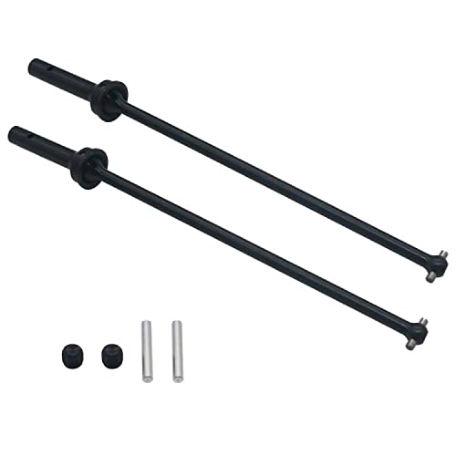 RCAWD Steel CVD Drive Shaft 183mm for 1/7 Arrma 6s ARA109011 ARA109001 ARA7617V2 ARA7615V2 Infraction Limitless Felony 6s hop-ups parts(Black)