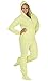 Footed Pajamas Mellow Yellow Adult Hoodie One Piece