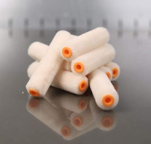 TIJAR Pack of 10 High Performance Mohair 4" (100mm) Decorating & Painting Mini Roller Sleeves Ideal for Varnish Gloss, Satin finishes - Image 4