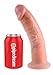 Pipedream King Cock Dildo, Flesh, 9 Inch