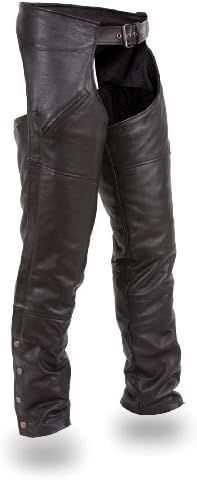 First MFG Men's or Women's Unisex Deep Pocket Chaps. 17" Deep Storage Pockets. FMM830BM