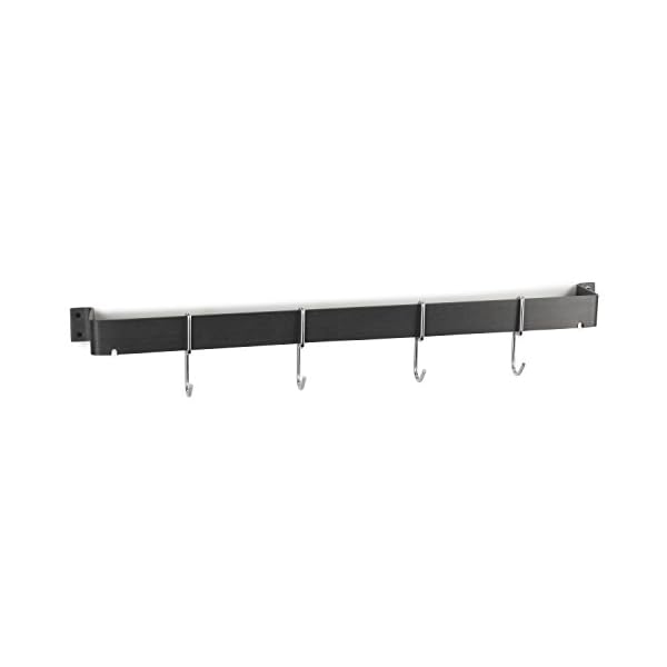 Calphalon 32Inch Straight Wall Pot Rack with 4 HeavyDuty Single Hooks