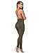 Sedrinuo Women's Top Cross Backless Jumpsuit,Army Green,Small