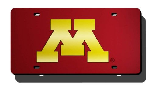 NCAA Minnesota Golden Gophers Laser-Cut Auto Tag