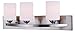 CANARM LTD. IVL370A03BPT Hampton 3 Bulb Vanity Light, Brushed Pewter