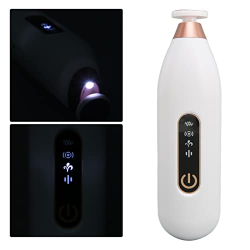 Cortaúñas para Bebés Lima de Uñas Eléctrica Mini Molinillo de Uñas Eléctrico Portátil para Bebés de bajo Ruido con Luz Nocturna para Niños Adultos, corta uñas bebe, lima para bebe accesorios de bebe | Recargable USB, ABS Seguro, Portátil, luz Nocturna, Regalo para Bebe Recien Nacido, Apta Bebés y Adultos, Blanco