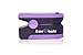 Zacurate Pro Series 500D Deluxe Fingertip Pulse Oximeter Blood Oxygen Saturation Monitor with silicon cover, batteries and lanyard (Royal Purple)