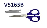 Kai V5165B V5000 Edition Multi-Purpose Scissors with Cap, 6.5-inch, Blue