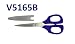 Kai V5165B V5000 Edition Multi-Purpose Scissors with Cap, 6.5-inch, Blue