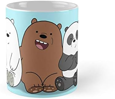 Blade South Mug - We Bare Bears Cartoon - Baby Bear Cubs - Grizz, Panda, Ice Bear Mug - 11oz Mug - Made from Ceramic - Best gift for family friends