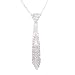 Crystal Tassels Rhinestone Necktie Necklace Wedding Bridal Jewelry Prom