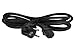 SF Cable 6ft European Power Cord, IEC320 C13 to CEE7 VII