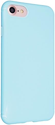 iPhone 8 / 7 Case (4.7"), Danbey, Charming Colorful Glossy Surface, 1mm Thick Flexible TPU Slim Cover, Stain Resistant, Easy To Clean, for Apple iPhone 8 / 7 4.7-inch, D1067 (Gloss-Blue)