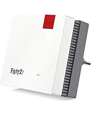 AVM FRITZ!WLAN Mesh Repeater 1200 (Zwei Funkeinheiten: 5 GHz (bis zu 866 MBit/s), 2,4 GHz (bis zu 400 MBit/s), 1x Gigabit-LAN, deutschsprachige Version)