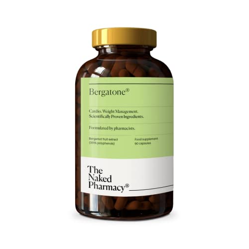 The Naked Pharmacy | Bergatone | Bergamot Fruit Supplements | for Cardiovascular Health, Cholesterol & Weight Management | 90 Capsules