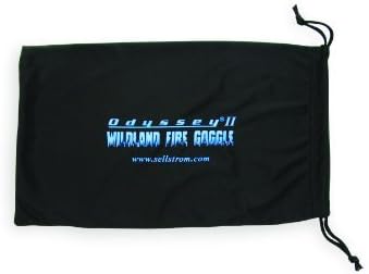 Sellstrom 79906 Wildland Fire Odyssey II Goggle Micro-Fiber Bag with Drawstring, Black by Sellstrom