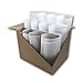 Uboxes Glass cell divider kit- Box compartments & foam pouches to protect your glasses (GLASSPACK012)