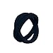 Women's Navy Blue Crossover Silicone Ring Size 08