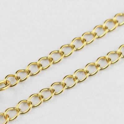 Amazon J ステンレス チェーン パーツ 切り売り 量り売り 材料 部品 Diy 3 0mmx4 0mmラビットテールゴールド ステンレスチェーン 10cm単位 鎖 シンプル キーチェーン ボディピアス 通販