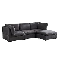 99" 4 Seater Modular Down Feather(60%) Cloud Deep