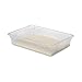 Rubbermaid Commercial Products Polycarbonate Food Storage Box/Tote 8.5 Gallon Clear for Restaurant/Kitchen/Cafeteria
