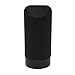 Cevillo Mini Trash Can with Lid for Car Cup Holder | Washable Silicone Automotive Kitchen and Office Mini Dust Holder Litter Rubbish Bin (Black)