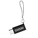COZOO USB-C to Micro USB Adapter Convert Connector with Keychain and 56k Resistor for Galaxy S8 S8+, HTC 10, LG G5, Nexus 5X, Nexus 6P, Lumia 950 and More (5 PaCK)