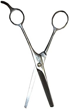 Barber Hair Lightweight Thinning/Texturizing Scissors By Kiyo made in JAPAN ( 100% Stainless Steel ) 6.7Inch Scissors with a Case for Protection