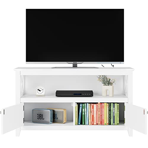 HORSTORS TV Stand for 46 Inch TV with Storage, Modern Entertainment