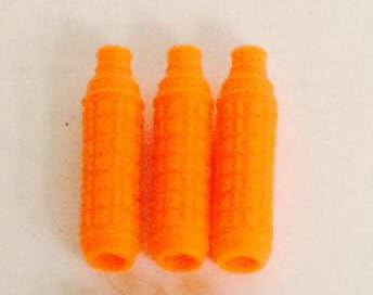 Pac-Dent 300OF Silicone Instrument Grips For #2 & #4 Handles Orange 3/pk