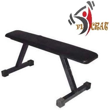 FitCrat Fitness Weight Lifting Flat Bench