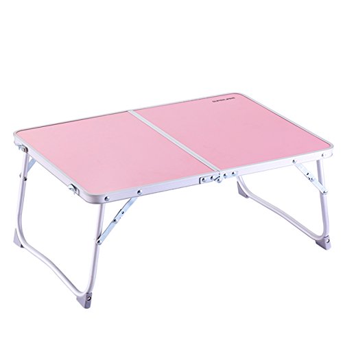 Large Bed Tray, Superjare Laptop Table, Portable Outdoor Camping Table
(Mini), Foldable Laptop Desk, Breakfast Tray with Legs - Pink