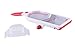 Gourmet Hand-Held Mandoline Slicer | Adjustable Stainless Steel Blade | Silicone Easy-Grip Handle | Sliding Hand Guard Included