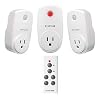 Beastron Wireless Remote Control Outlet, 3 Pack Light Switch for Lamps, Power Strips, Home Automation and Other…