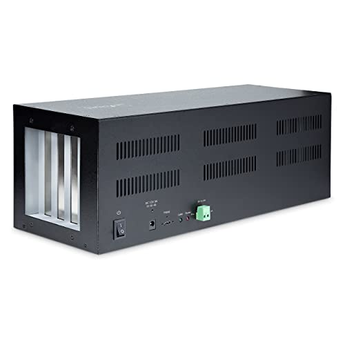 StarTech.com 4-Slot PCI Express Gehäuse, PCIe Erweiterungsbox mit PCIe x2 Hostkarte, PCIe 2.0-10 Gbit/s, Externe PCIe Slots für Desktops/Server, PCIe Expansion (4PCIE-PCIE-Enclosure)